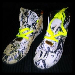 Melody Ehsani x Reebok python print sneakers